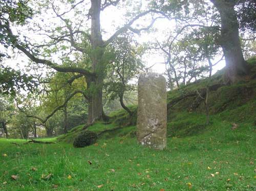 Roman miletsone at Stanegate, near Vindolanda