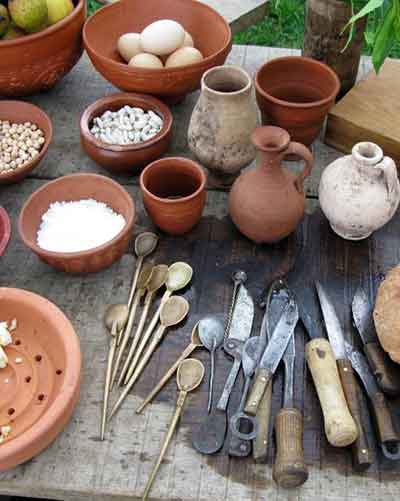 Roman kitchen tools