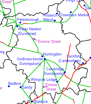 Roman roads of Cambridgeshire