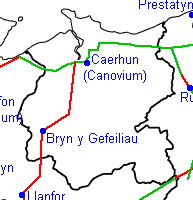 Roman roads of Sir Gaerfyrddin Conwy - Conwy 