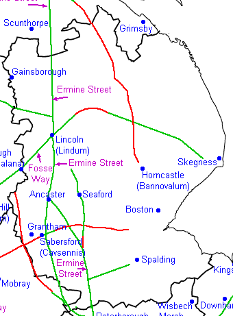 Roman roads of Lincolnshire