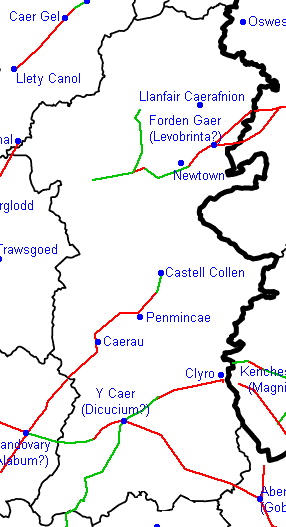 Roman roads of Powys - Powys