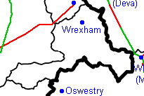 Roman roads of Wrexham - Wrecsam