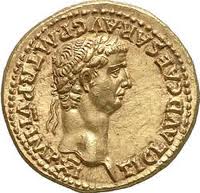Gold Claudius coin