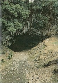 Entrance to Dolaucothi mine in Wales