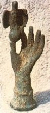Bronze Hand and eagle