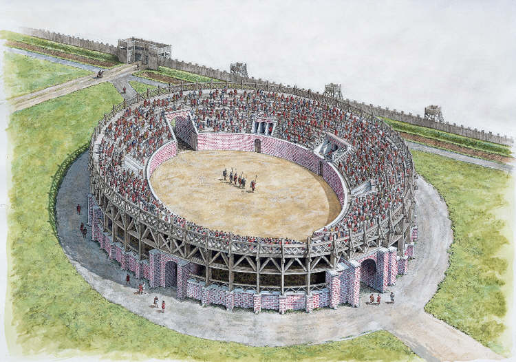 Roman amphitheatre, Caerleon
