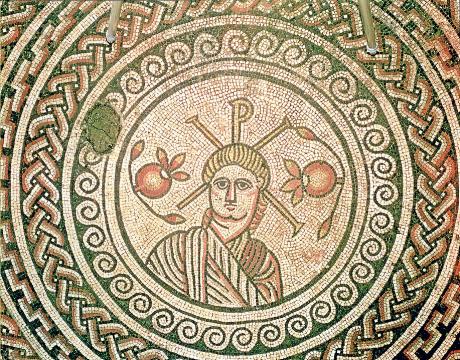 Ancient ChristRoman mosaic found at Hinton St Mary, Dorset