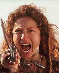 Boudicca portrayed by<br>Alex Kingston