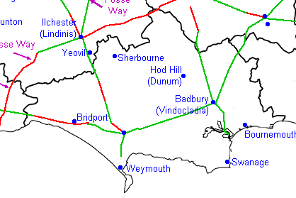 Roman roads of Dorset