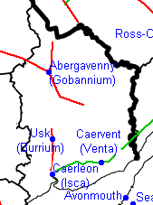 Roman roads of Monmouthshire - Sir Fynwy