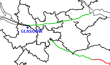 Roman roads of Renfrewshire