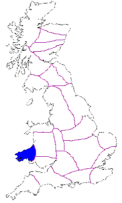 Location of the Demetae